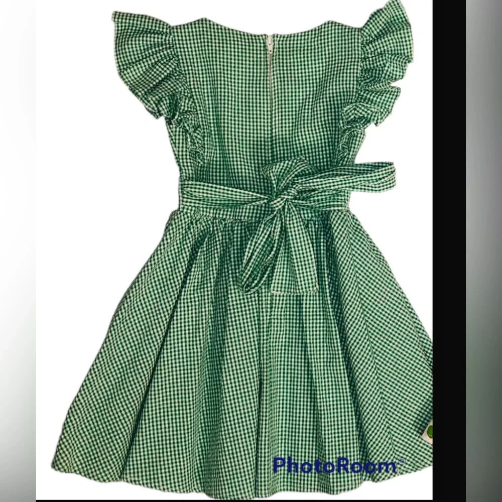 Le Bees Knees Christmas Pinafore Dress Size 2